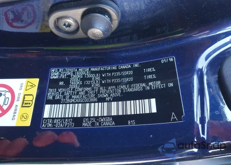 2016 Lexus Rx 450H from USA, damaged, VIN 2T2BGMCAXGC003886